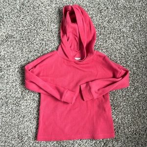 Garanimals bright pink hooded long sleeve top size 3T